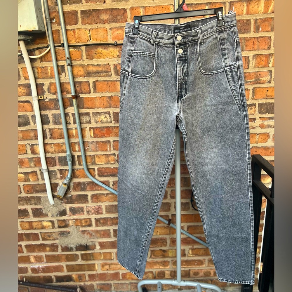 Guess high waisted grey skinny jeans size 31